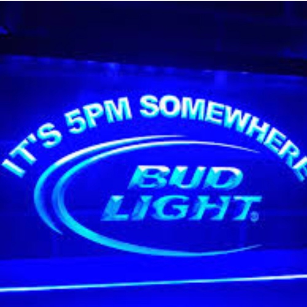 Neon Bud Light bar/man cave  sign